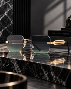 عینک خاص دسته فنردار با یووی 400فریم لس"گوچی کد(574) GUCCI - Image 7