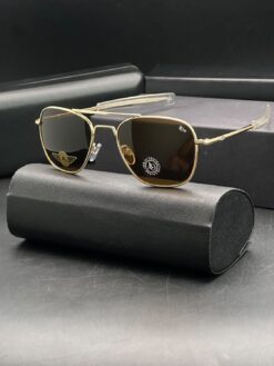 عینک آمریکایی لنز شیشه سنگ برند امریکن اپتیکال (056) American Optical - Image 17