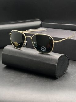 عینک آمریکایی لنز شیشه سنگ برند امریکن اپتیکال (056) American Optical - Image 5