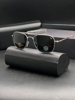عینک آمریکایی لنز شیشه سنگ برند امریکن اپتیکال (056) American Optical - Image 11