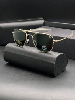 عینک آمریکایی لنز شیشه سنگ برند امریکن اپتیکال (056) American Optical - Image 13