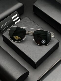 عینک آمریکایی لنز شیشه سنگ برند امریکن اپتیکال (056) American Optical - Image 8
