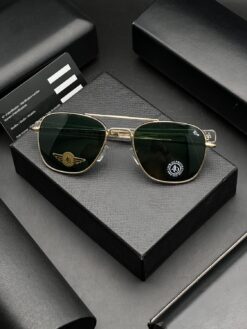 عینک آمریکایی لنز شیشه سنگ برند امریکن اپتیکال (056) American Optical - Image 15