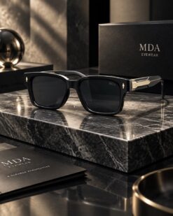 عینک با فریم استیت و لنز ضد یووی 400 "ام دی ای"(1140) MDA - Image 8
