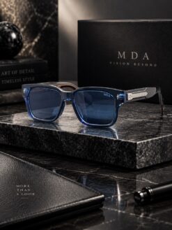 عینک با فریم استیت و لنز ضد یووی 400 "ام دی ای"(1140) MDA - Image 12