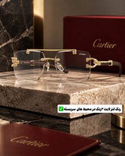 Alternative view of عینک با قابلیت تغیر رنگ لنز"فتوکرومیک" کارتیر" کد(2604) Cartier