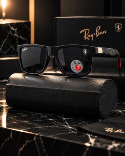 عینک با لنز پلاریزه مناسب رانندگی"ری بن فراری"کد(8357)Ray-Ban Ferrari