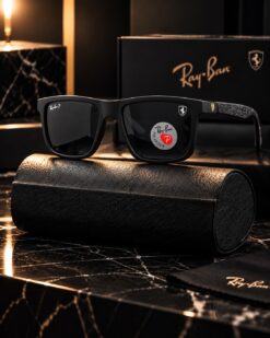 عینک با لنز پلاریزه مناسب رانندگی"ری بن فراری"کد(8357)Ray-Ban Ferrari - Image 10