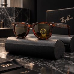 عینک ری بن با لنز شیشه سنگ آنتی رفلکس کد(140) Ray-Ban - Image 13