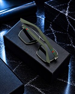 عینک برند گوچی با لنز ضداشعه یووی400 کد(0963) GUCCi - Image 11