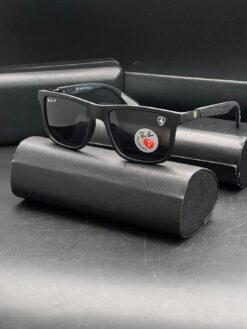 عینک با لنز پلاریزه مناسب رانندگی"ری بن فراری"کد(8357)Ray-Ban Ferrari - Image 11