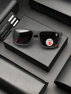عینک با لنز پلاریزه مناسب رانندگی"ری بن فراری"کد(8357)Ray-Ban Ferrari - Image 16